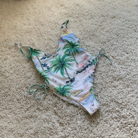 NWT zara tropical one piece swimsuit - Picture 2 of 3